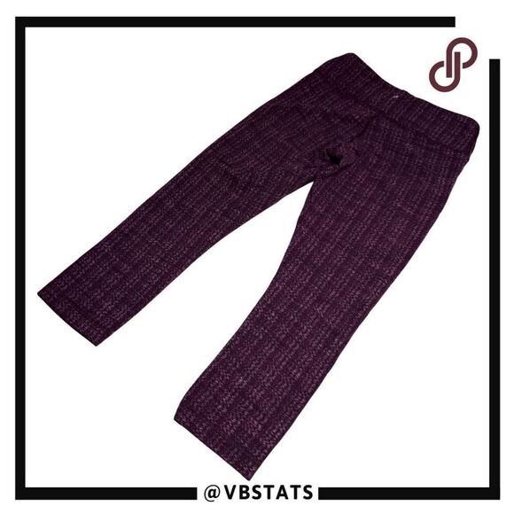 Lululemon Athletica Women's Ziggy Wee Wunder Under Cropped Leggings Plum Small - Picture 2 of 7